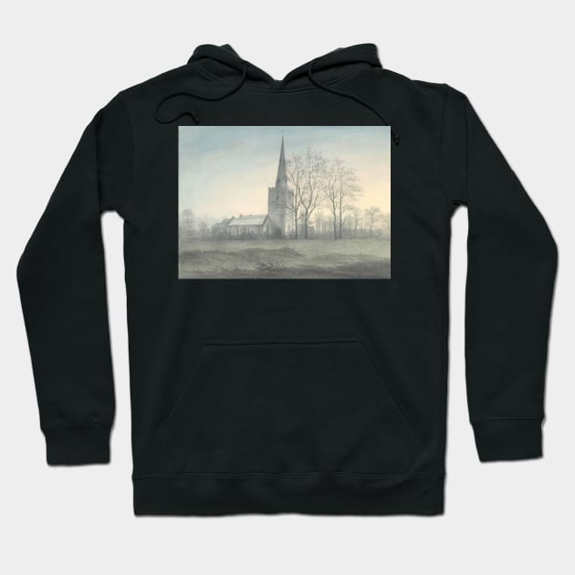 appleby magna church 1790 - John Glover Hoodie by Kollagio